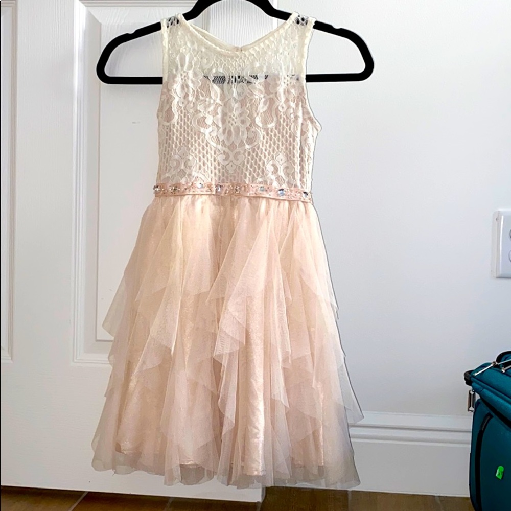 Girls beautiful dress with beading